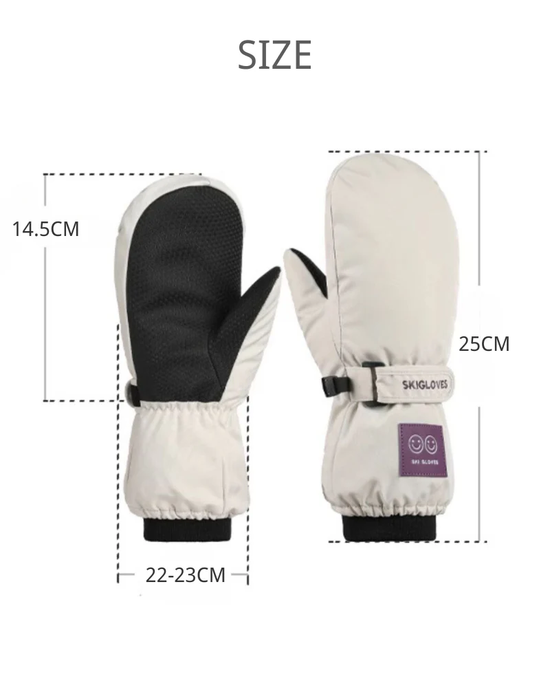 Ski Wear Snowboard Gear Kids Ski Gloves - Image 7