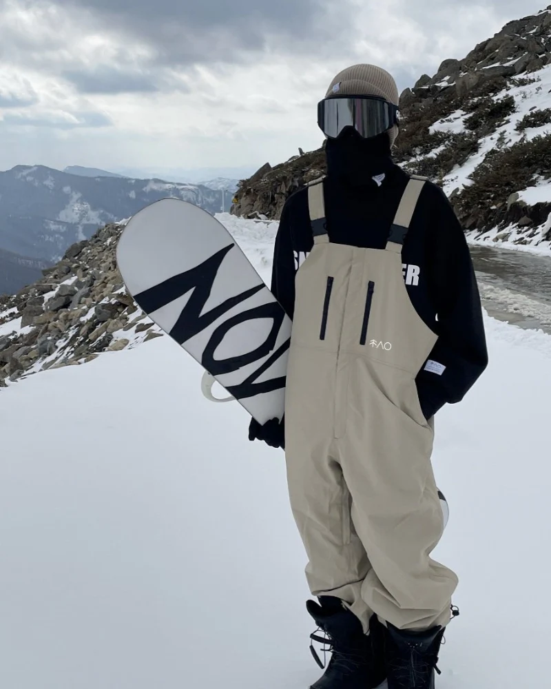 Ski Wear Snowboarding 3L Waterproof Ski Bibs -Unisex - Image 7