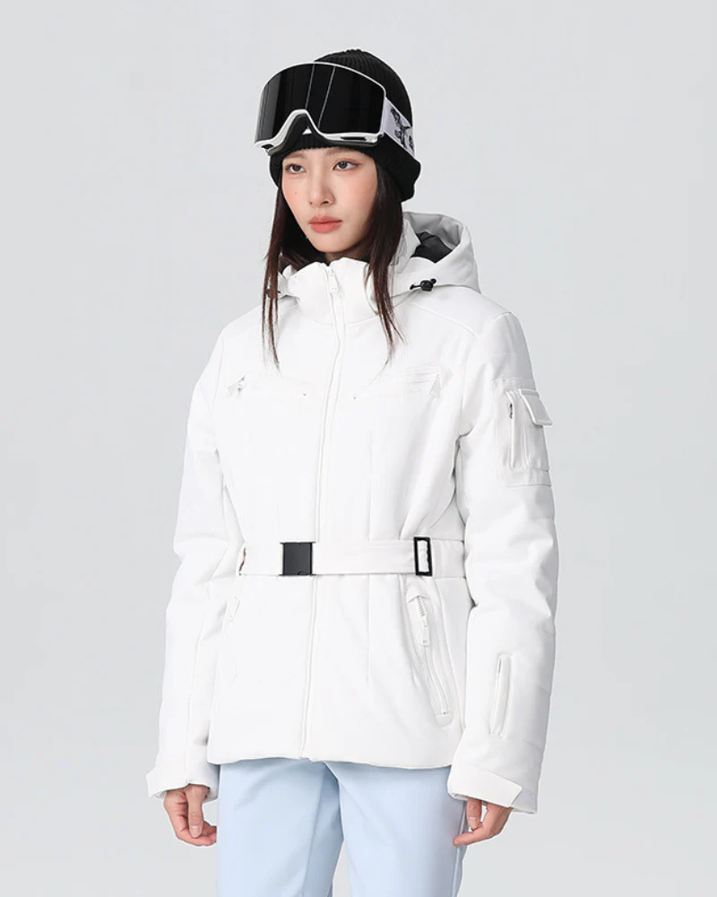 Ski Wear Stretch Fabric Slim Fit Ski Jacket -Women's - Image 15