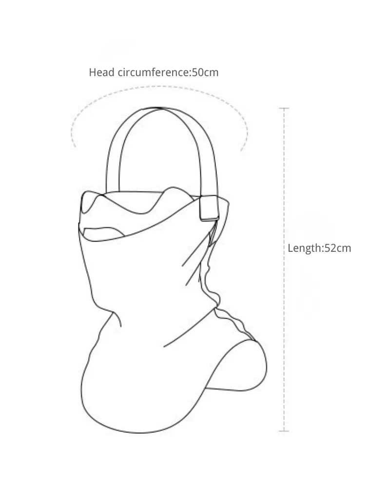 Ski Wear Warm Wool Ski Face Mask - Image 14