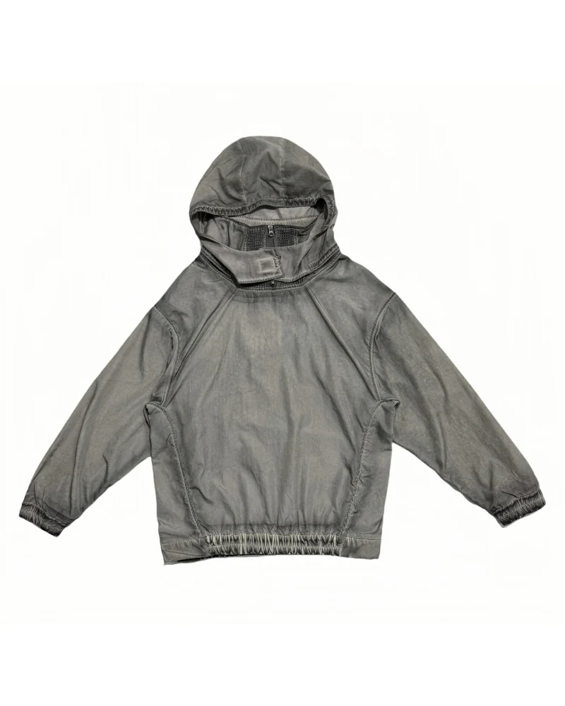 Steampunk Post-Apocalyptic Outdoor Distressed Stand Collar Hoodie - Image 15