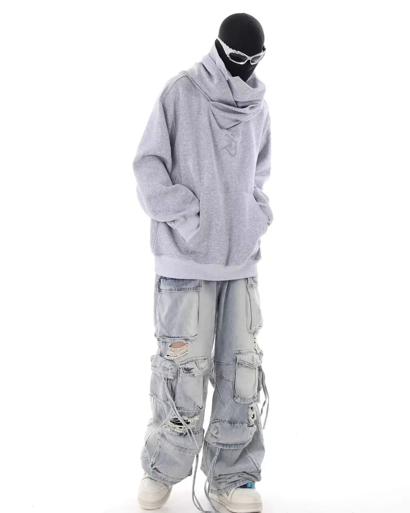 Street Baggy Multi-Pocket Y2K Jeans - Image 11
