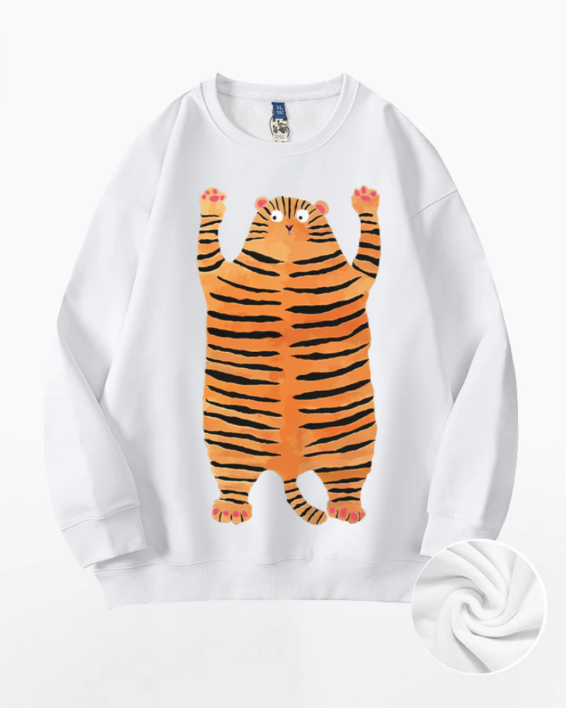 Street Crew Neck Oversized Sweatshirt - Image 8