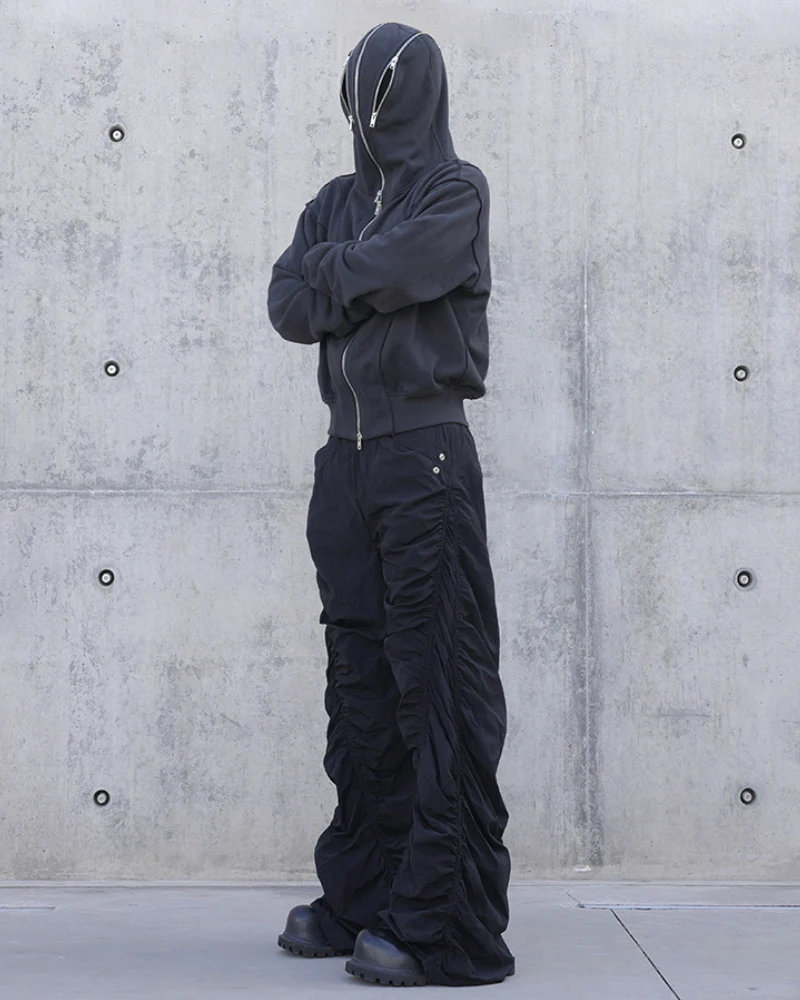 Street Full Zip Mask Y2K Hoodie Jacket - Image 10