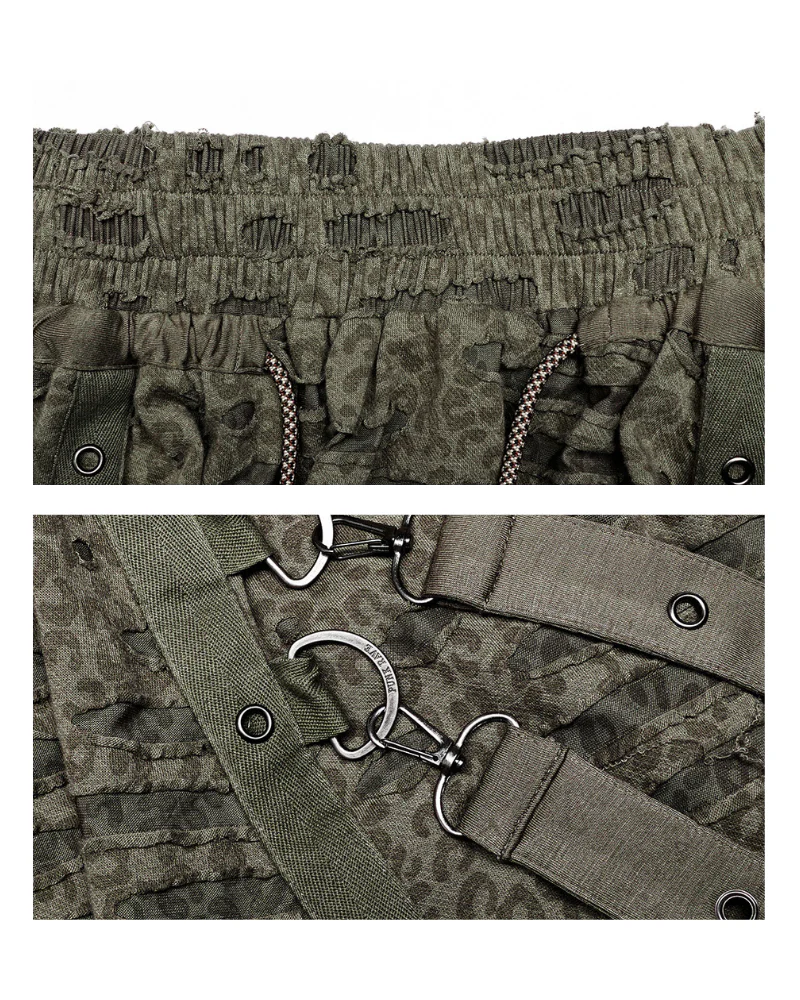 Street Punk Ripped Hakama Pants - Image 9