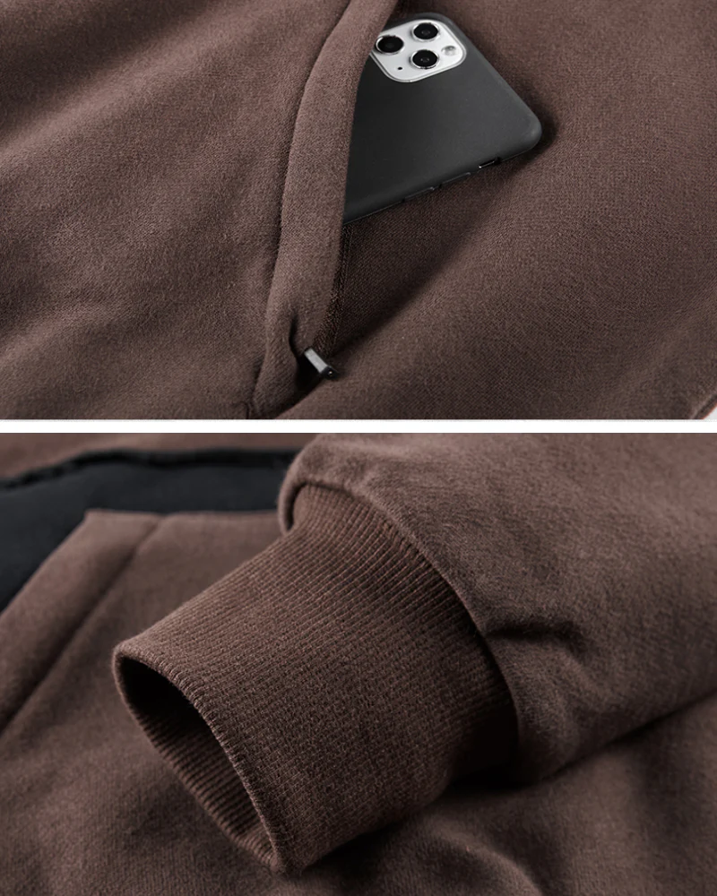 Street-style Color-blocked Hoodie - Image 4