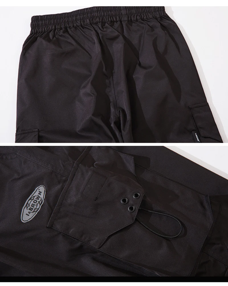 Streetwear Black Multi-Pocket Cargo Pants - Image 10