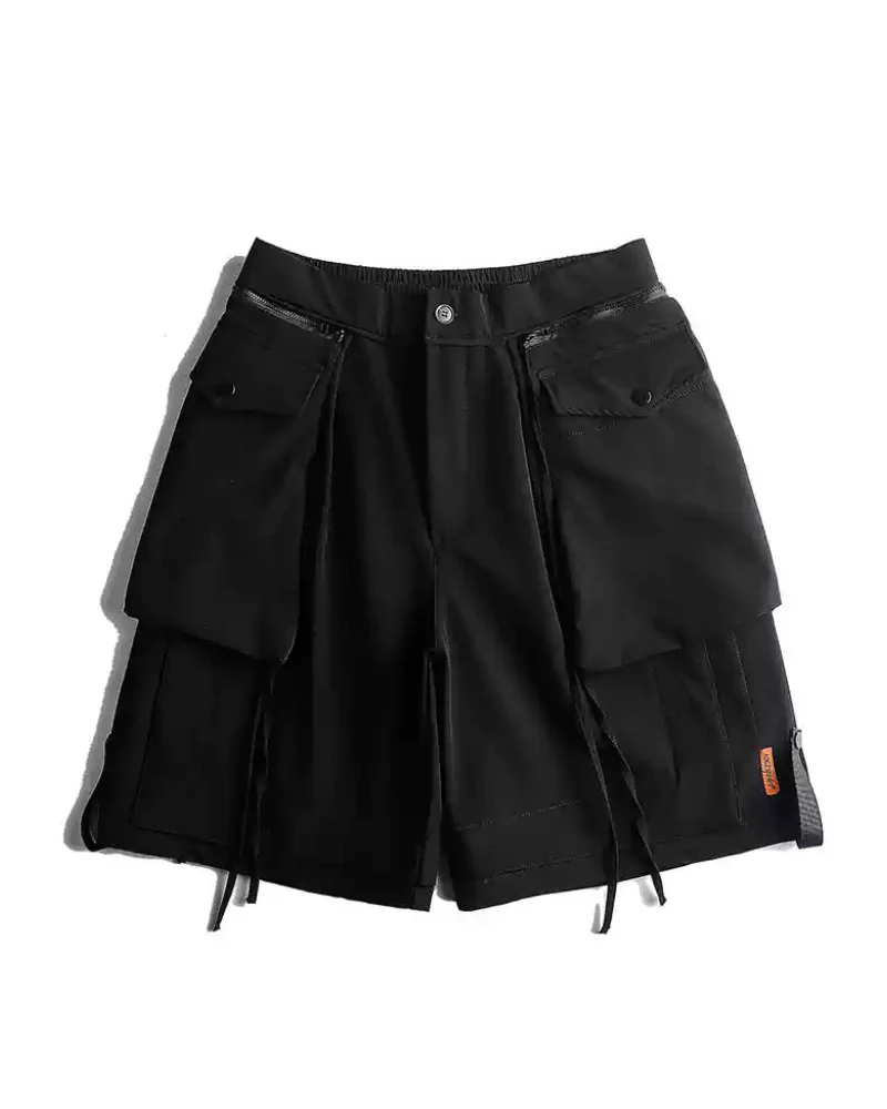 Streetwear Detachable Pocket Cargo Shorts - Image 2