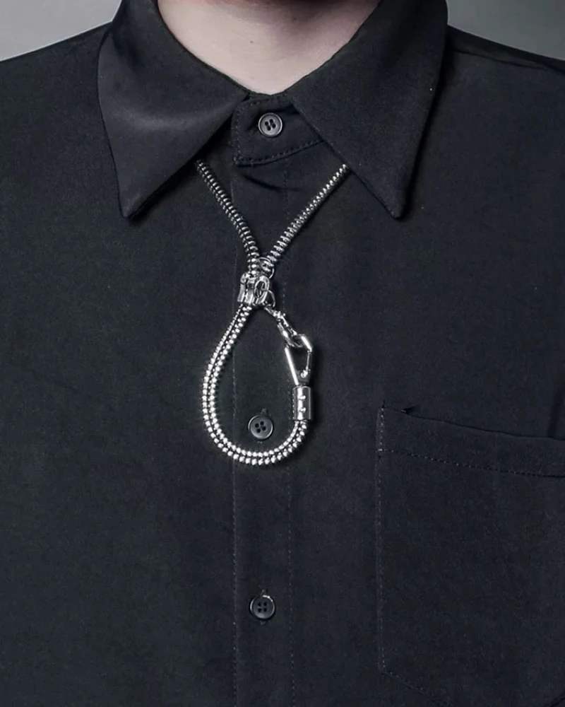 Streetwear Functional Zipper Necklace - Image 7