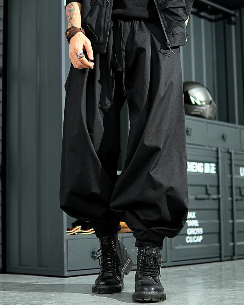 Streetwear Japanese Harem Hakama Pants - Image 3