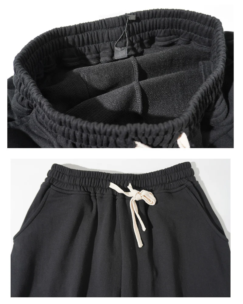 Streetwear Loose Drop-Crotch Hakama Pants - Image 9