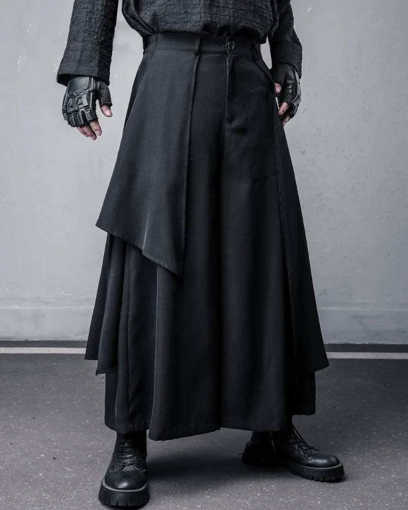 StreetWear Ninja Multi-Layer Hakama Pants - Image 4
