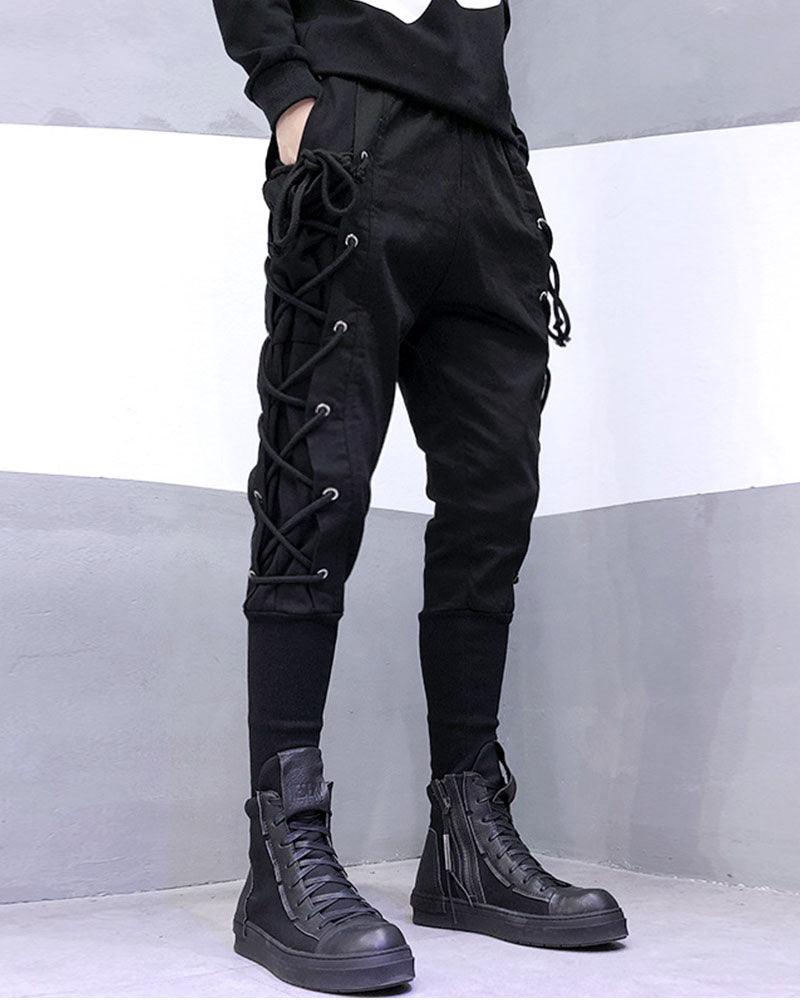 Streetwear Side Drawstring Jogger Pants - Image 7