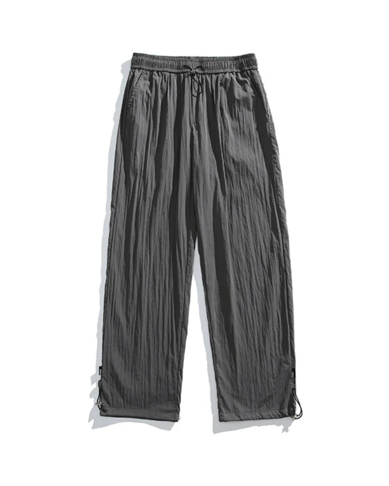 Summer Outdoor Ice Silk Pleated Drape Hiking Pants - Image 5