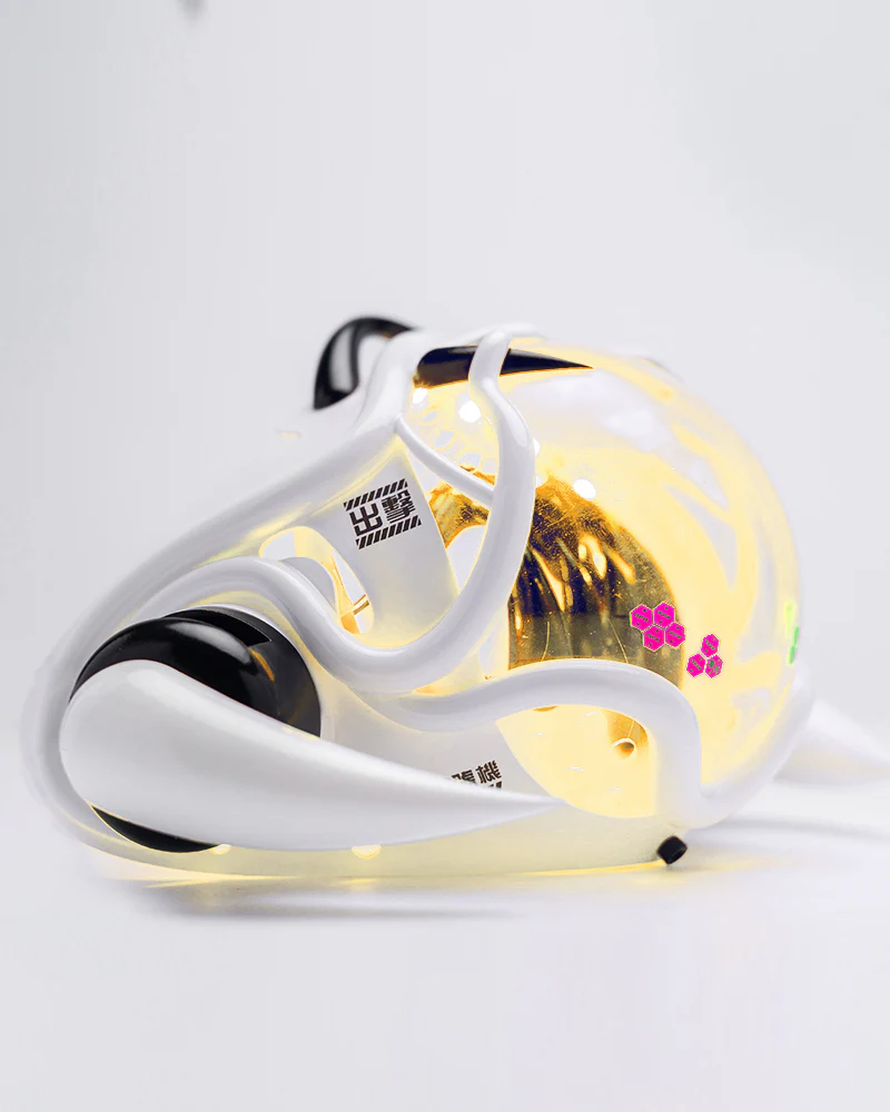 Tech Style Piranha Cyberpunk Half Face Mask - Image 20