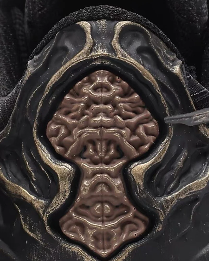 Techwear Armor-Textured Low-Top Sneakers - Image 11