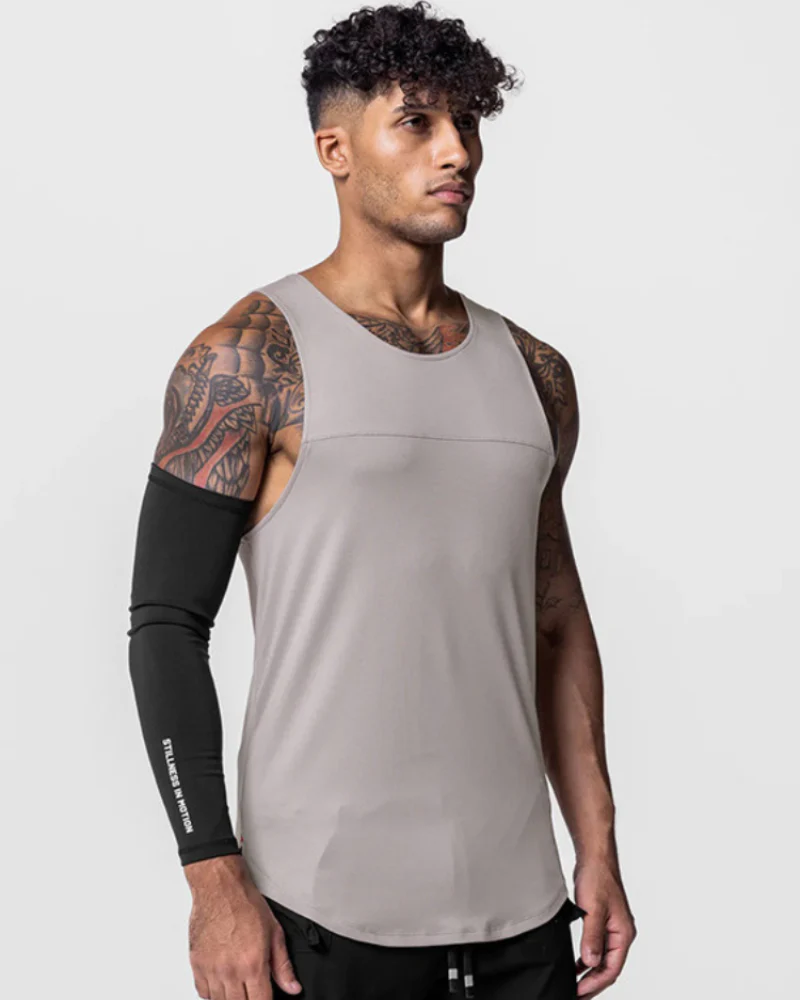 Techwear Base Layers Mens Sleeveless T-Shirt | Muscle Shirt - Image 19