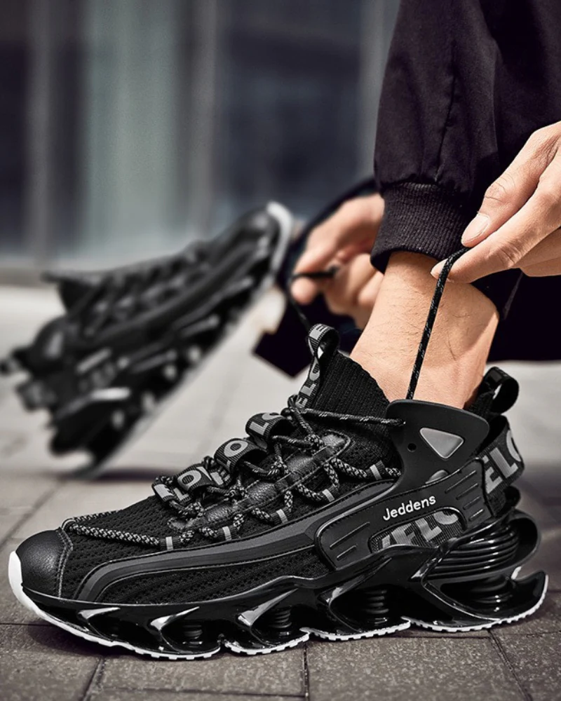 Techwear Breathable Blade High Top Sneakers - Image 14