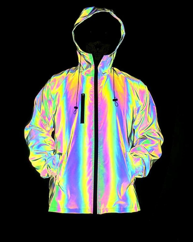 Techwear Colorful Laser Reflective Jacket - Image 5