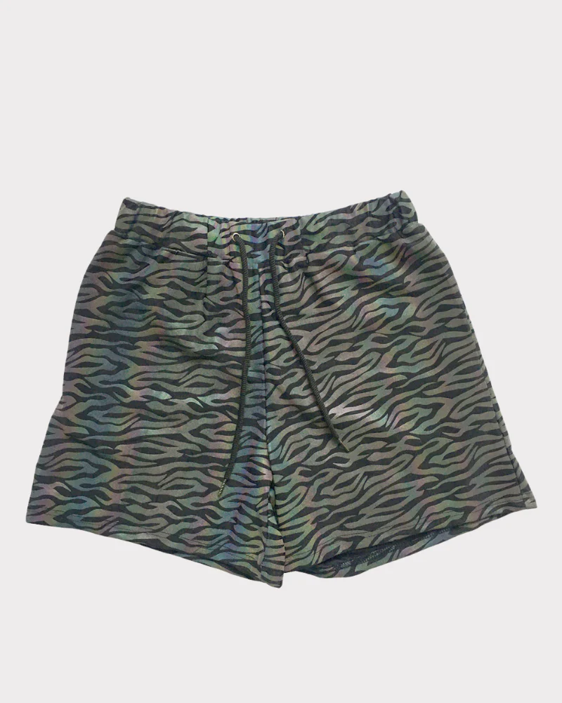 Techwear Colorful Reflective Mens Running Shorts - Image 12