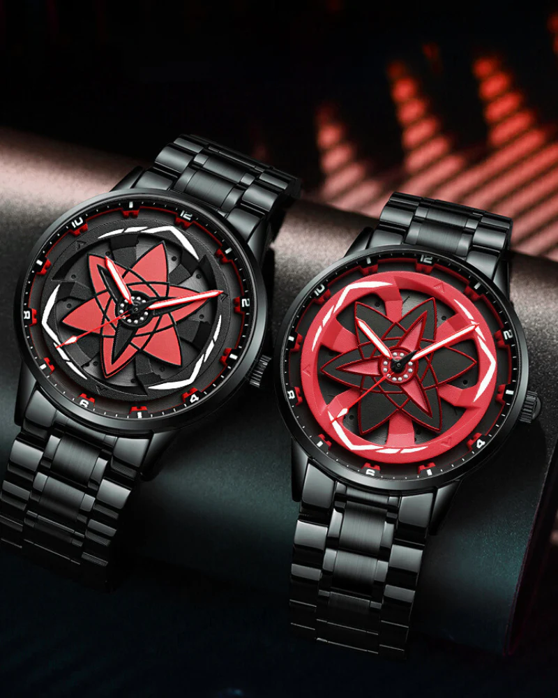 Techwear Coupe Star Spinning Luminous Watch - Image 2