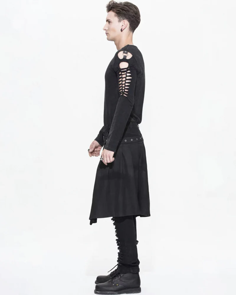 Techwear Detachable Skirt Panels Punk Pants - Image 6