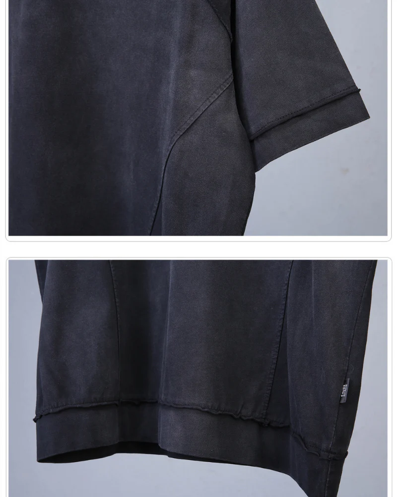 Techwear Distressed Urban Cotton T-Shirt - Image 11