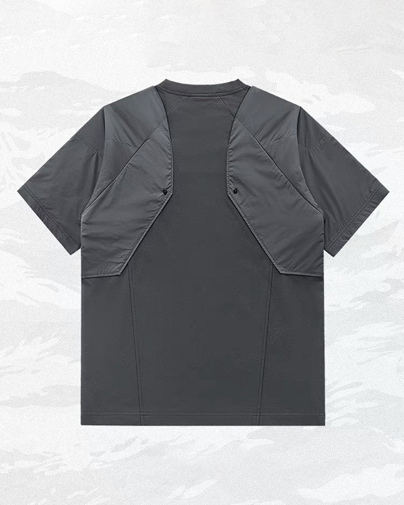 Techwear Fake Two-Piece T-Shirt - Image 4