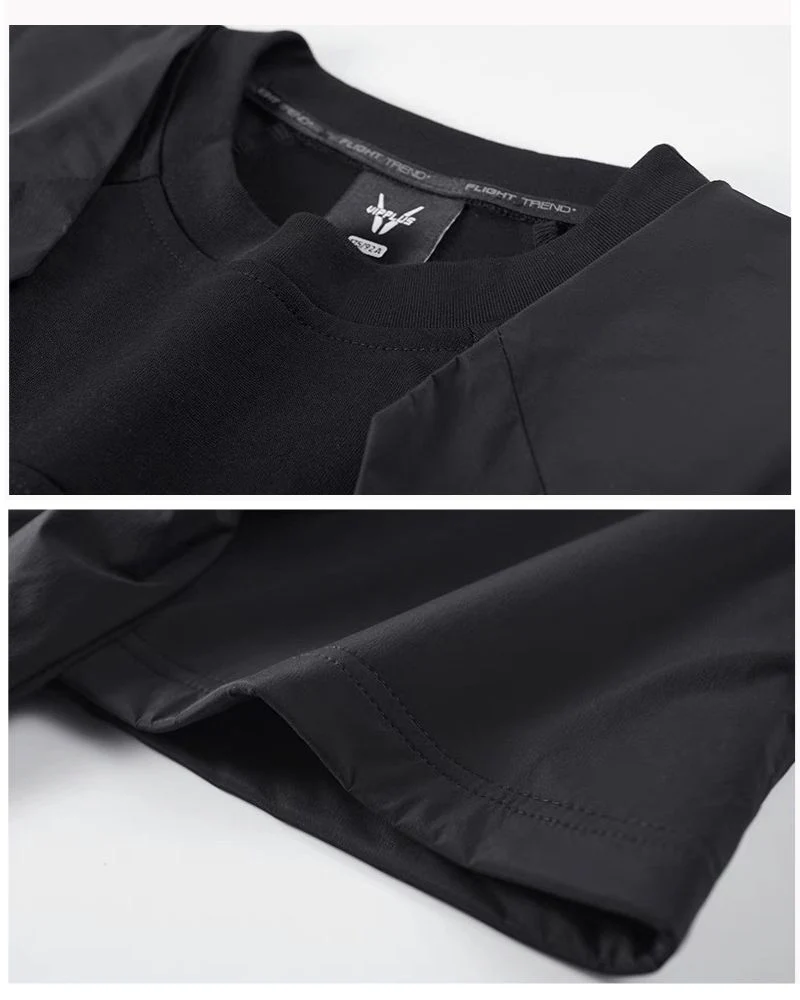 Techwear Fake Two-Piece T-Shirt - Image 5