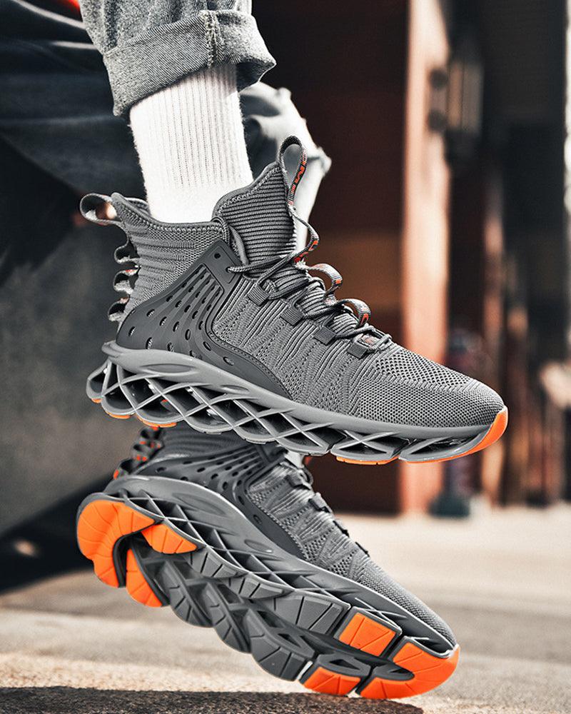 Techwear Flyweave High Top Sneakers - Image 8