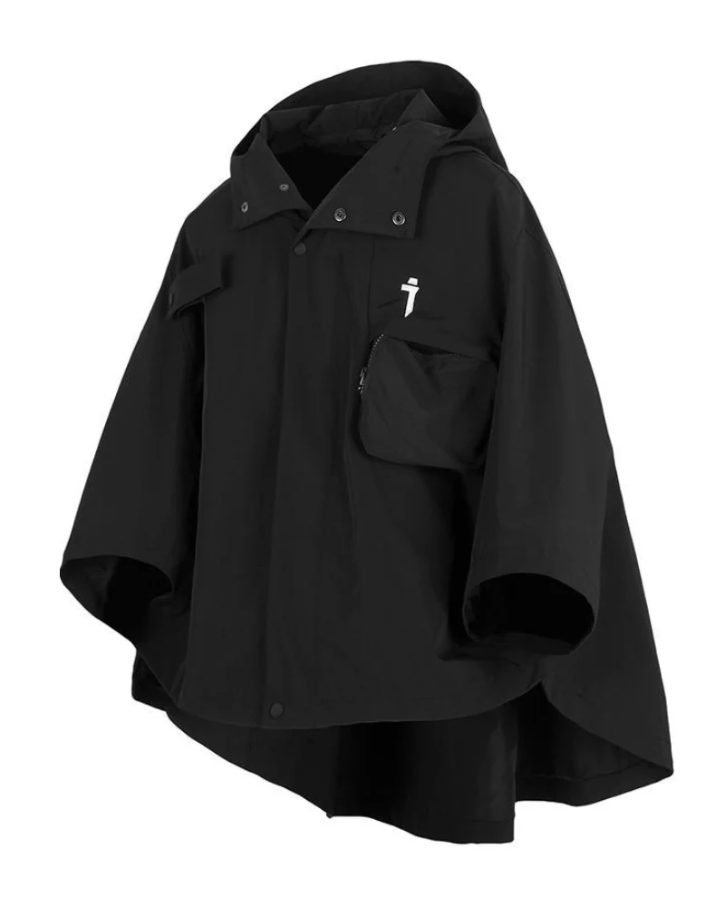 Techwear Functional Cape Jacket - Image 5