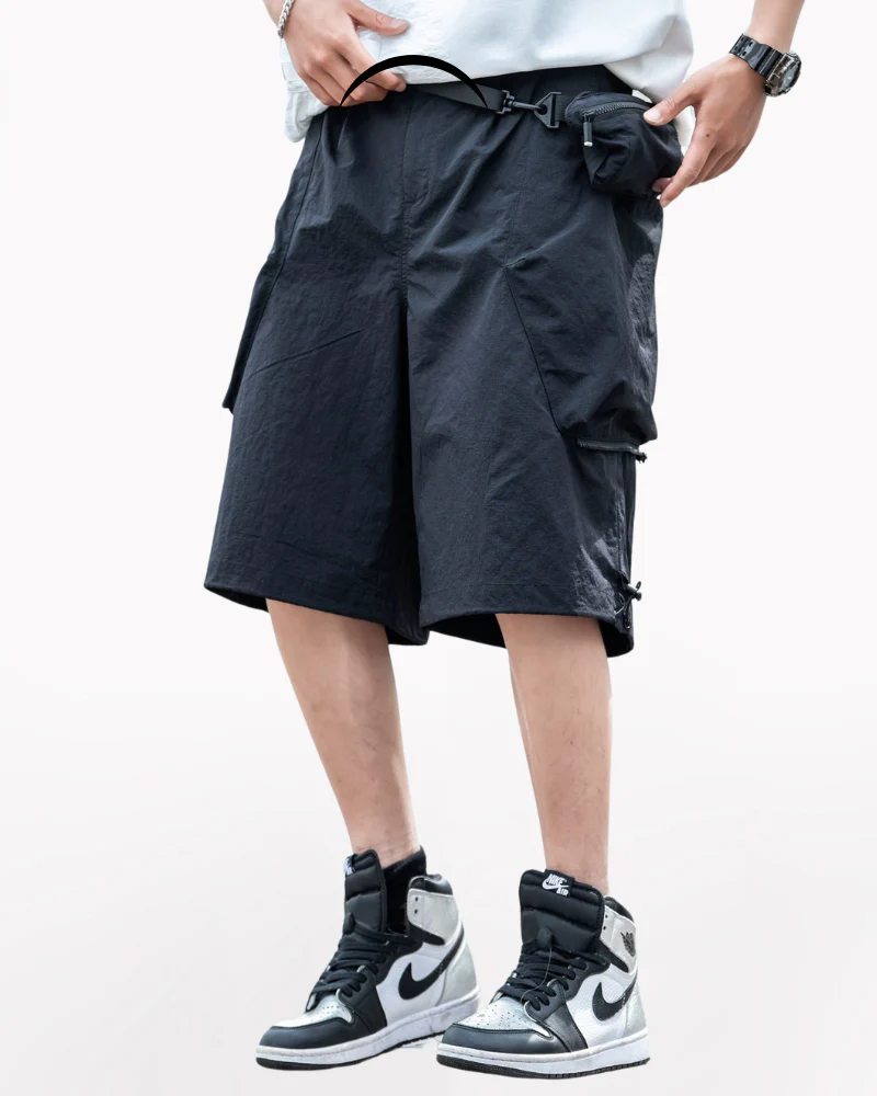 Techwear Functional Cargo Shorts