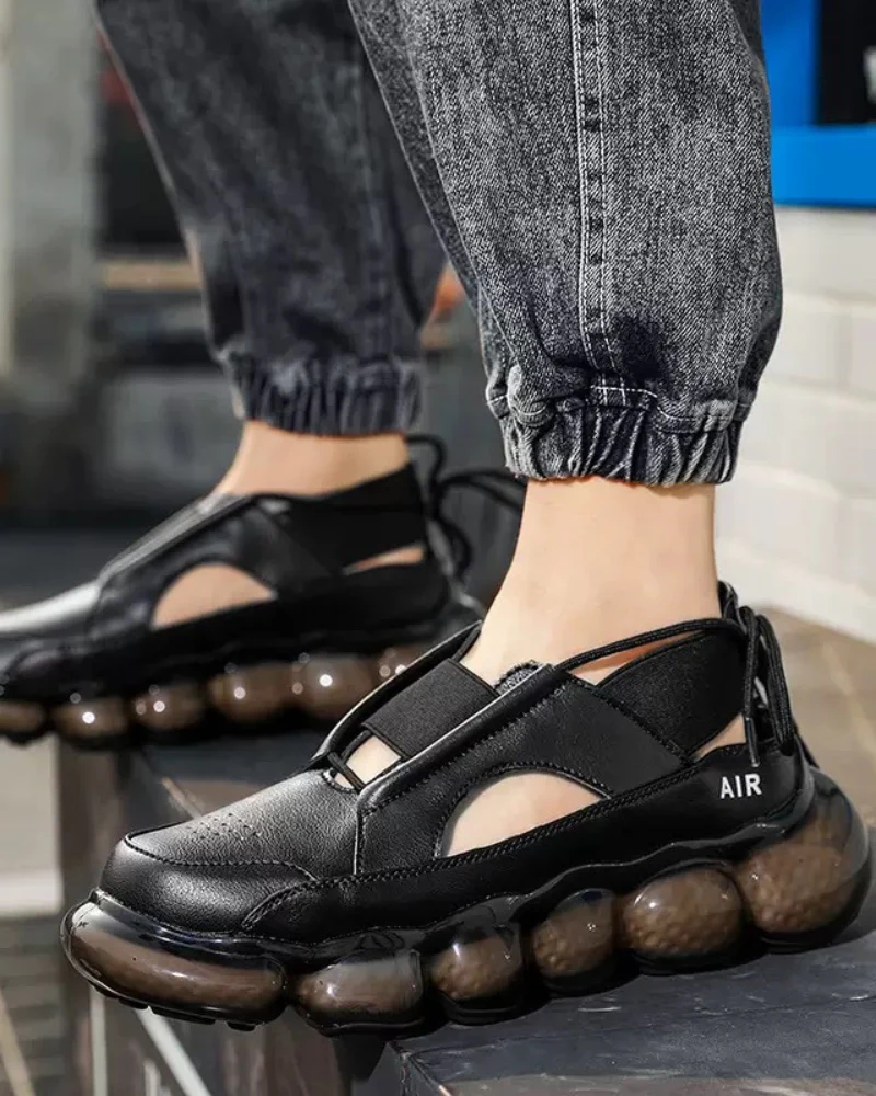 Techwear Hollowed-Out Sandals Sneakers - Image 2