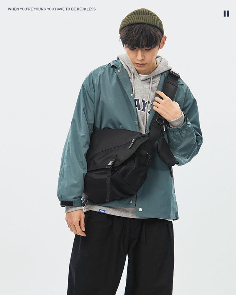 Techwear Large Messenger Sling Bag - Image 6
