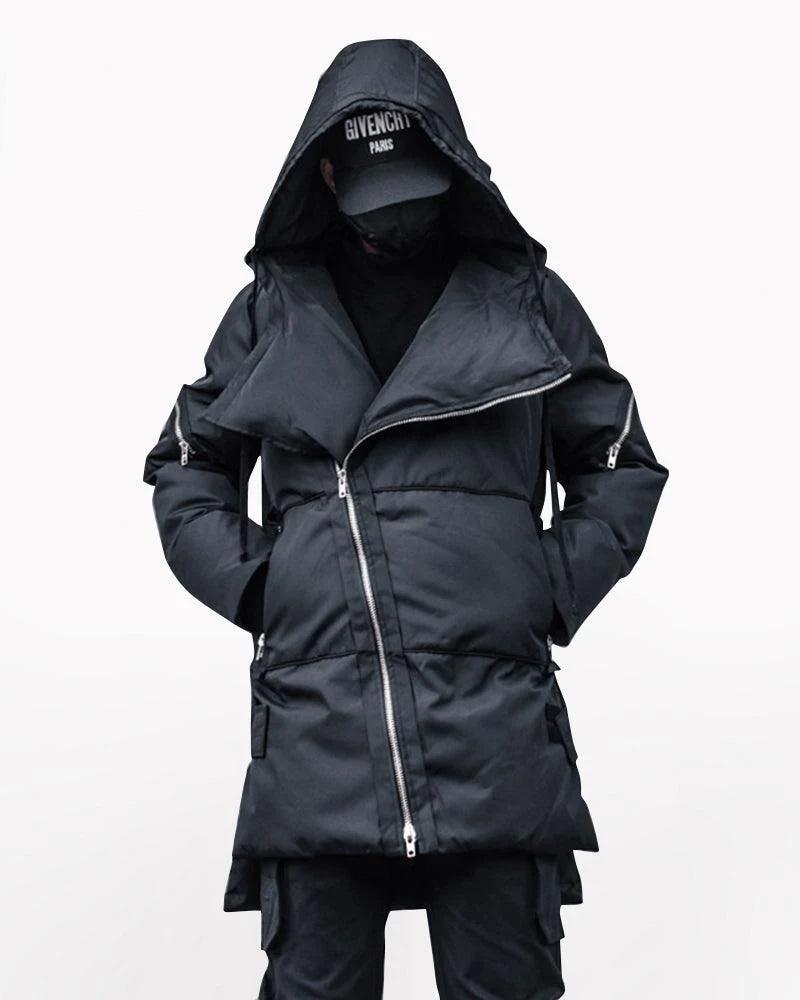 Techwear Long Winter Jacket
