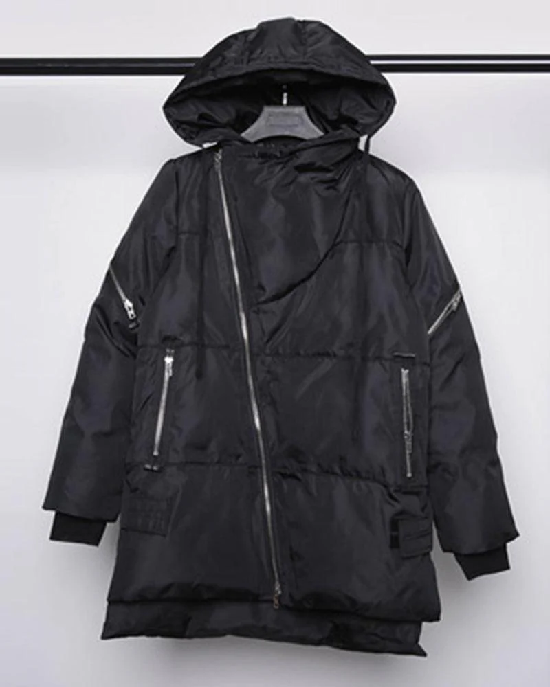 Techwear Long Winter Jacket - Image 11