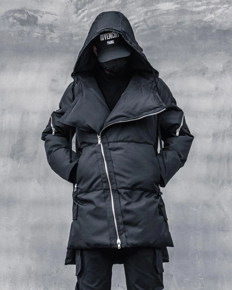 Techwear Long Winter Jacket - Image 5