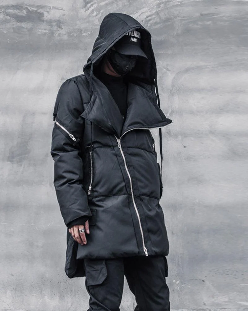Techwear Long Winter Jacket - Image 7