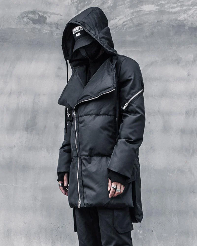 Techwear Long Winter Jacket - Image 8