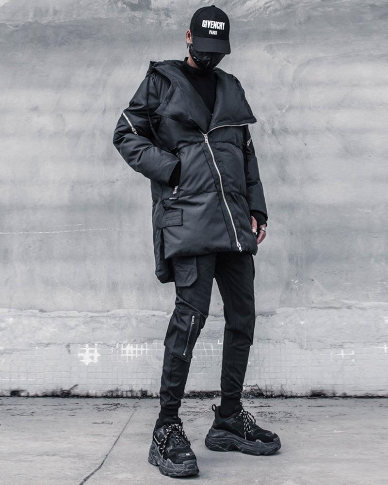Techwear Long Winter Jacket - Image 9