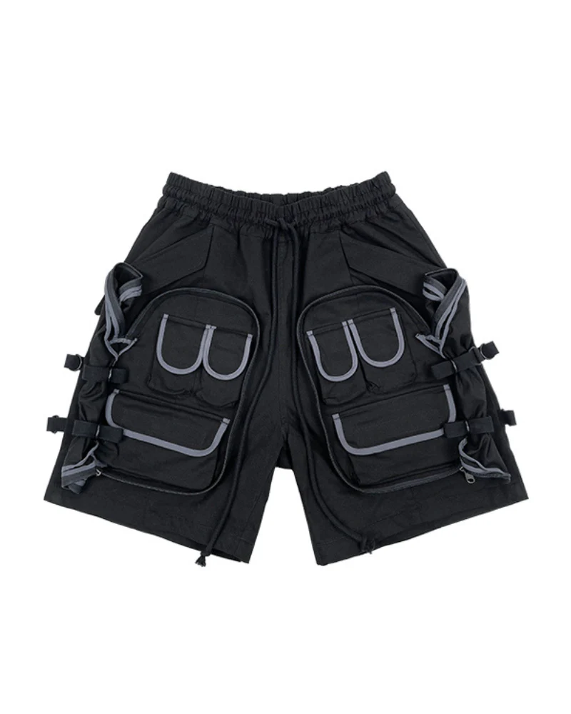 Techwear Multi-Pocket Cargo Streetwear Shorts - Image 2
