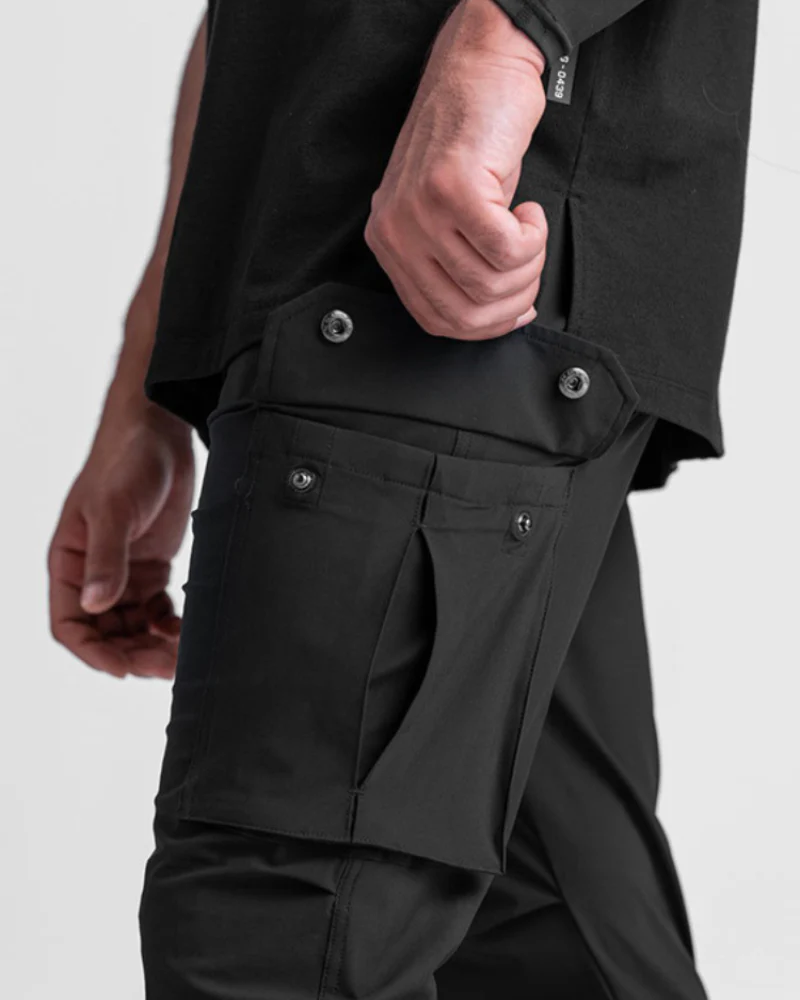 Techwear Multi-Pocket Casual Cargo Pants - Image 4