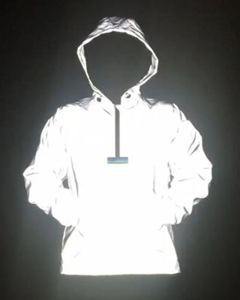 Techwear Reflective Hooded Jacket