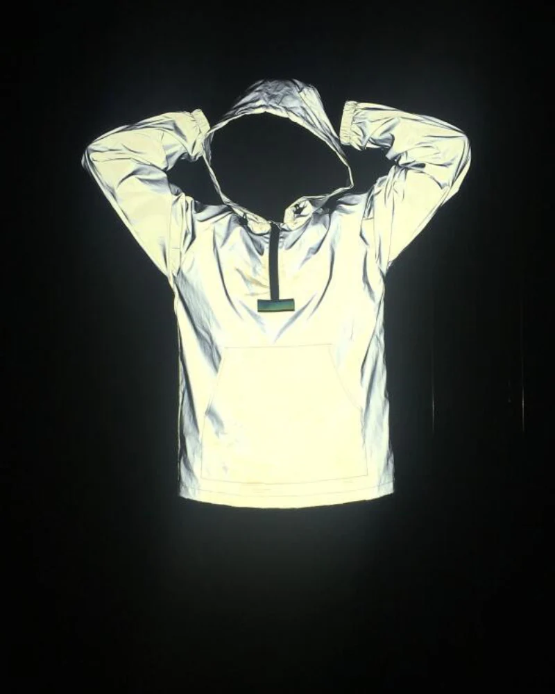 Techwear Reflective Hooded Jacket - Image 4