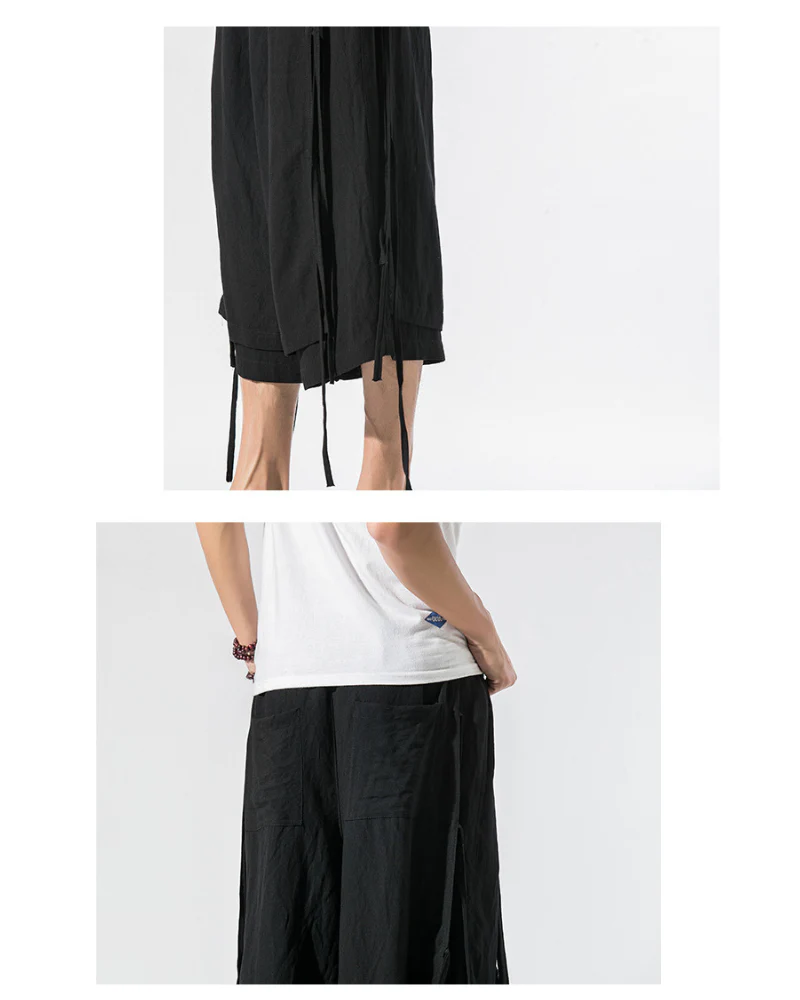 Techwear Short Hakama Pants - Image 12