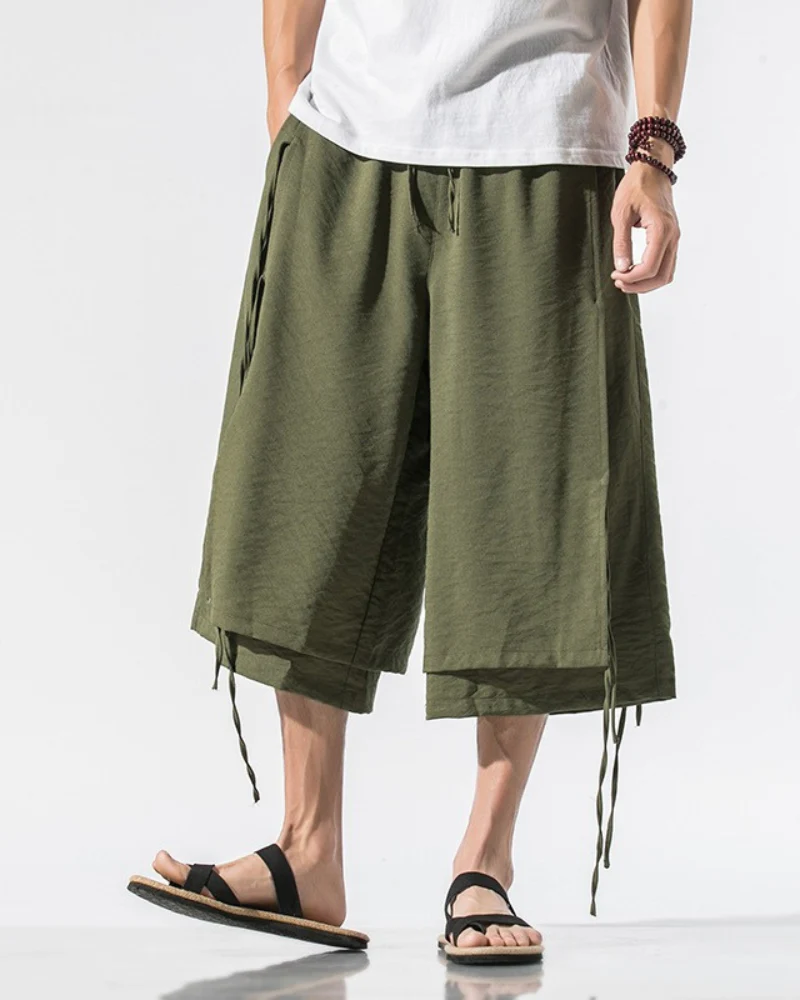 Techwear Short Hakama Pants - Image 2