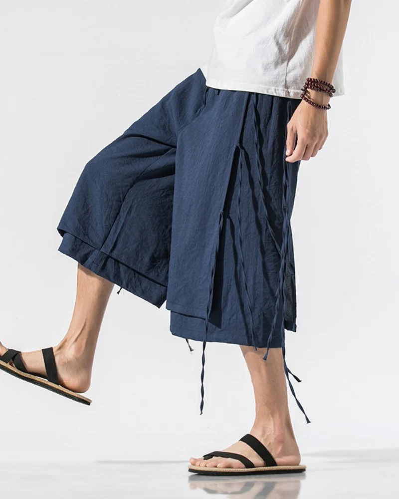 Techwear Short Hakama Pants - Image 7