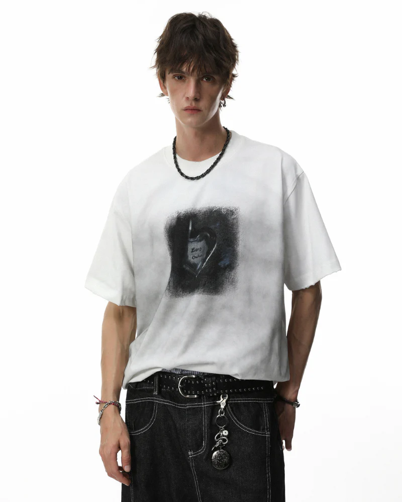 Techwear Vintage Distressed Graphic T-Shirt - Image 4