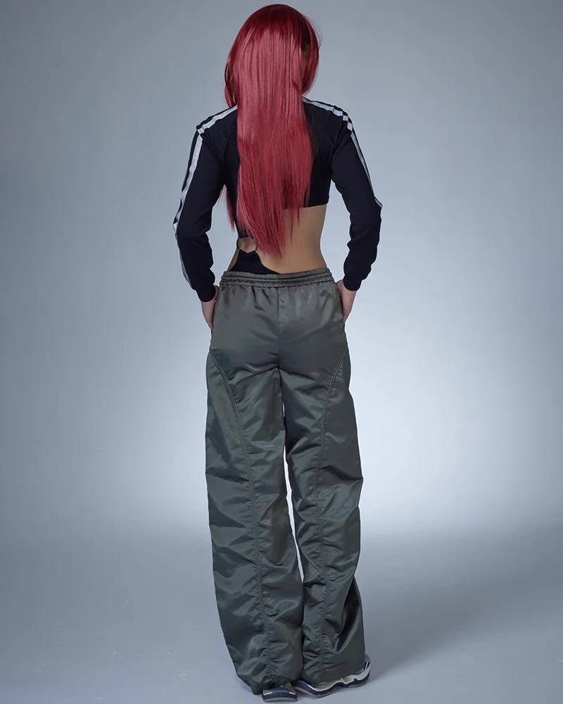 Techwear Women's Slim Crop Bodysuit - Image 12
