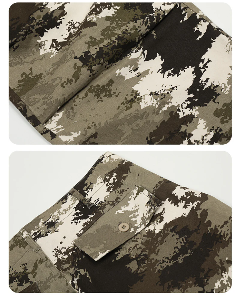 Techwear Y2K Camo Cargo Pants - Image 10